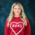 XOXO Red Heart Graphic Sweatshirt
