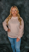 Blessed Pink Mock-neck